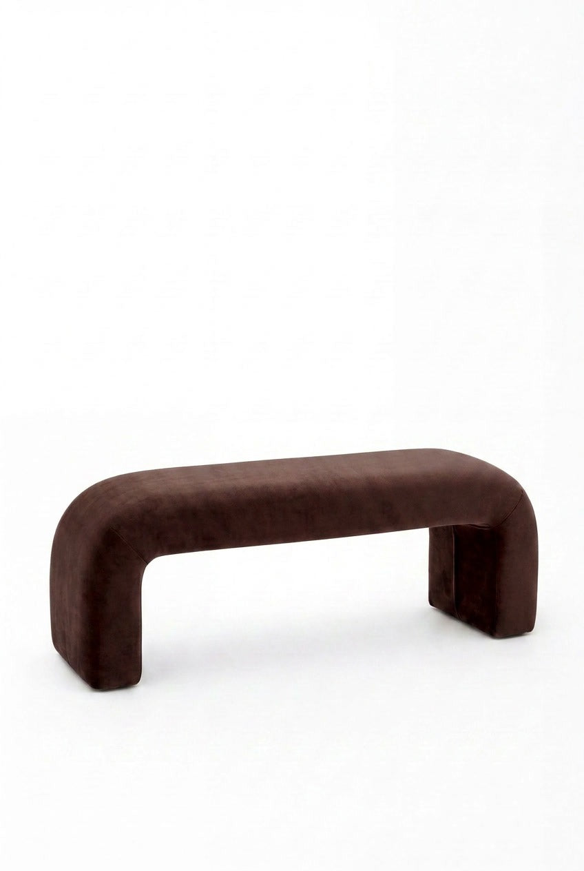 Bram Dark Brown Arch Bench