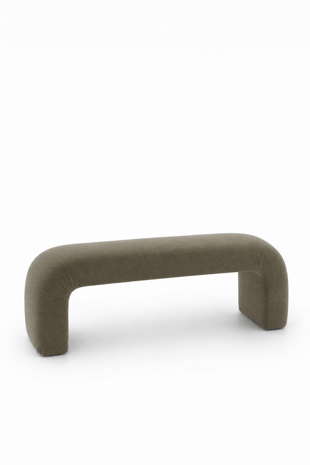 Bram Greyish Green Arch Bench