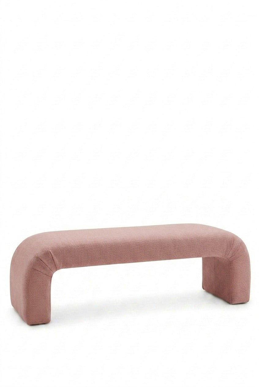 Bram Mink Blush Arch Bench