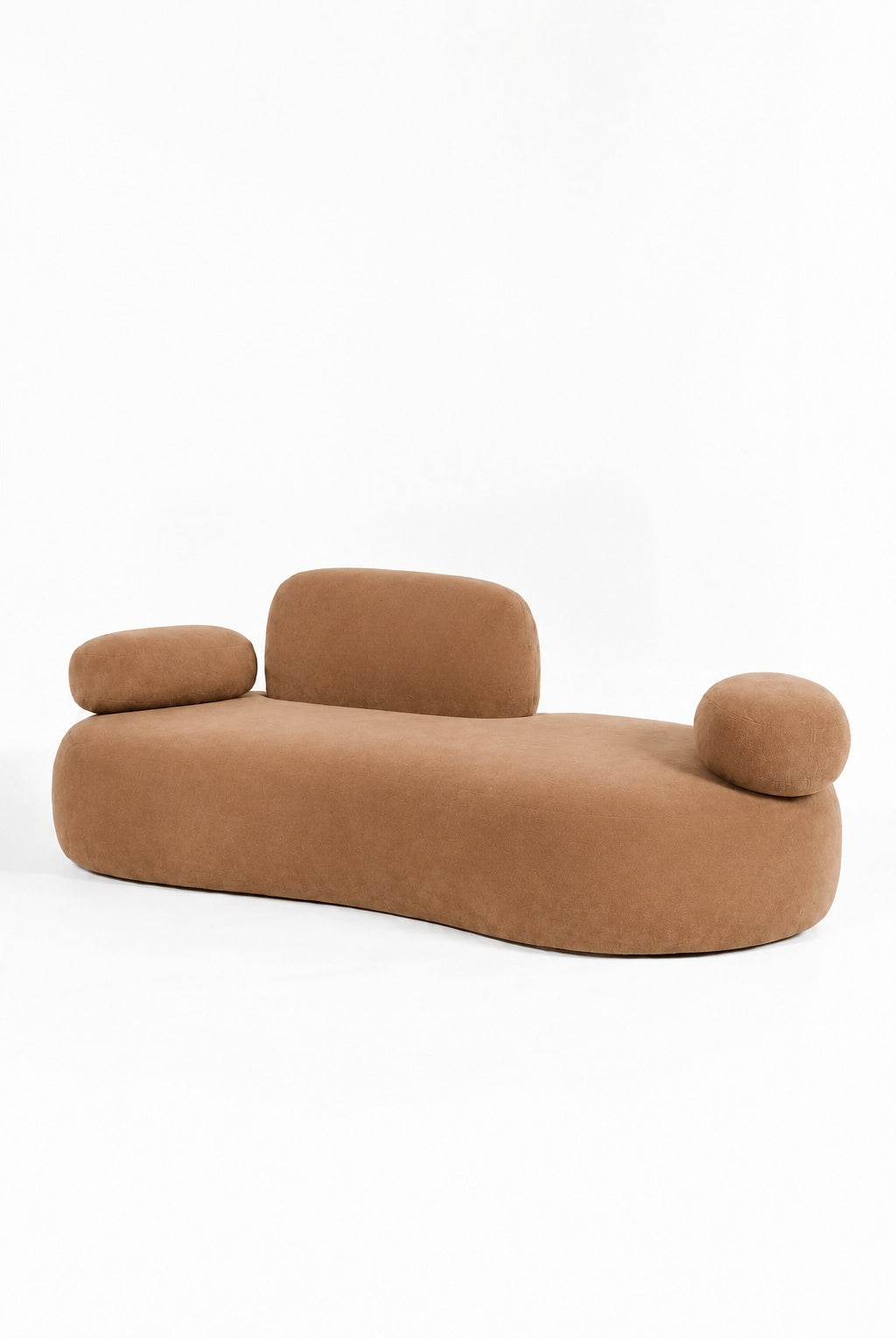 Branka Camel Brown 3 Seater Sofa