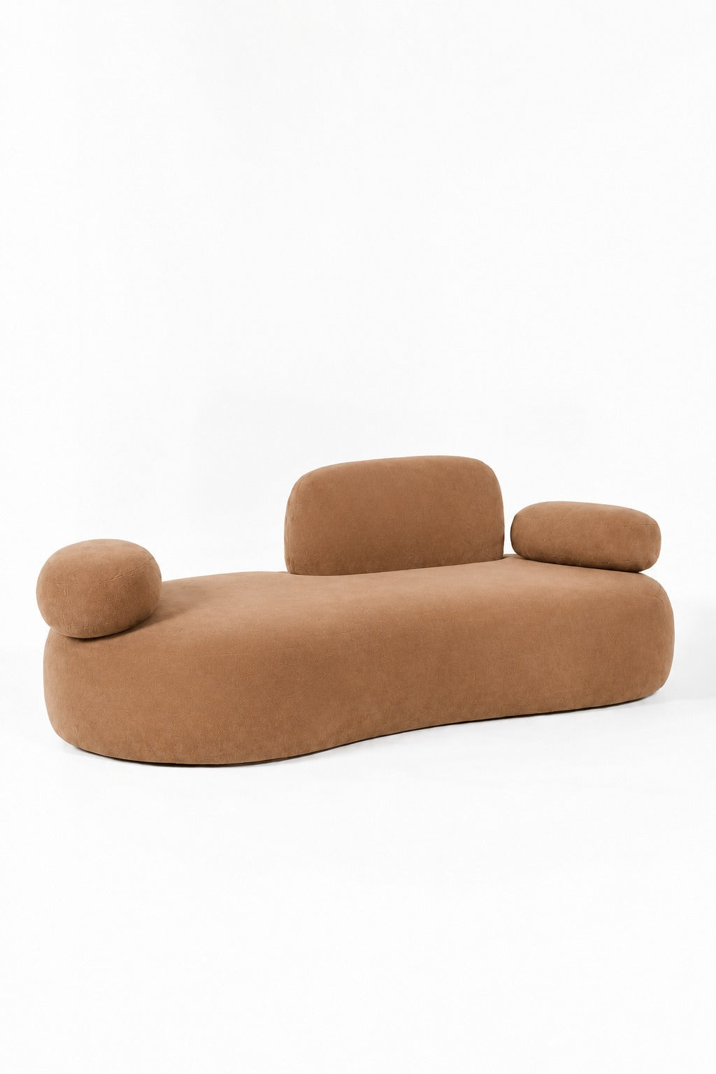 Branka Camel Brown 3 Seater Sofa