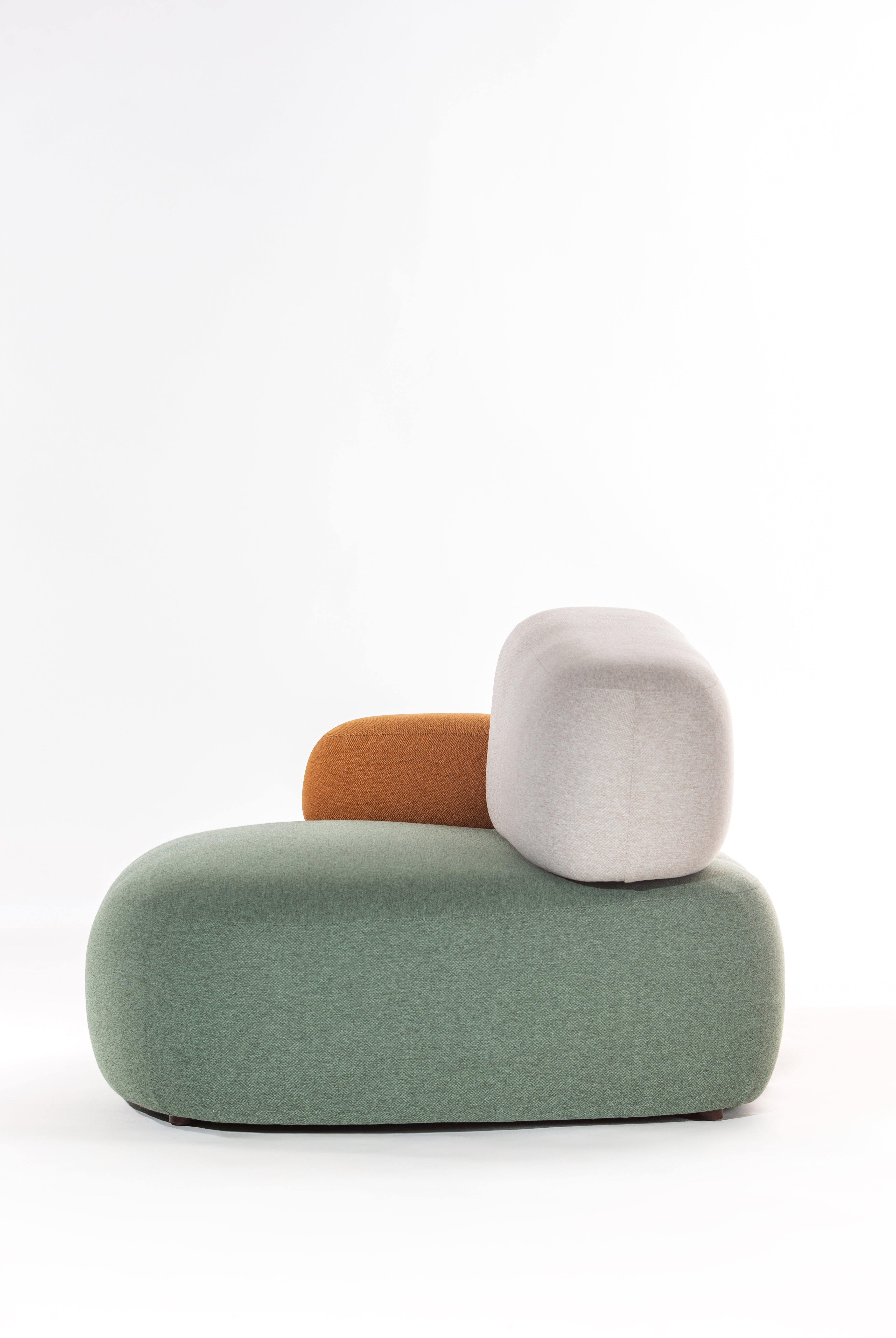 Branka Sage Ember Sofa Chair With Multicolor