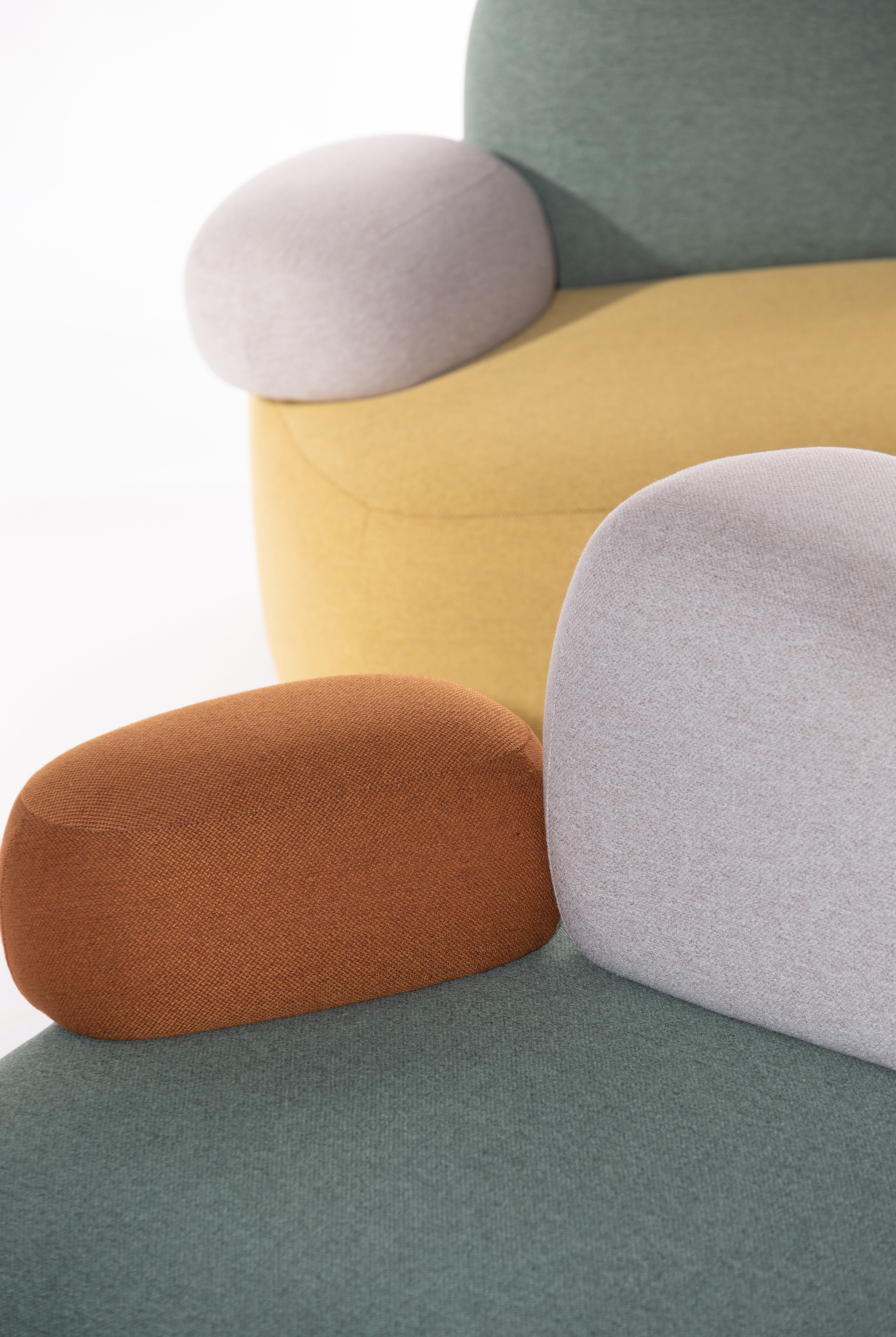 Branka Sage Ember Sofa Chair With Multicolor