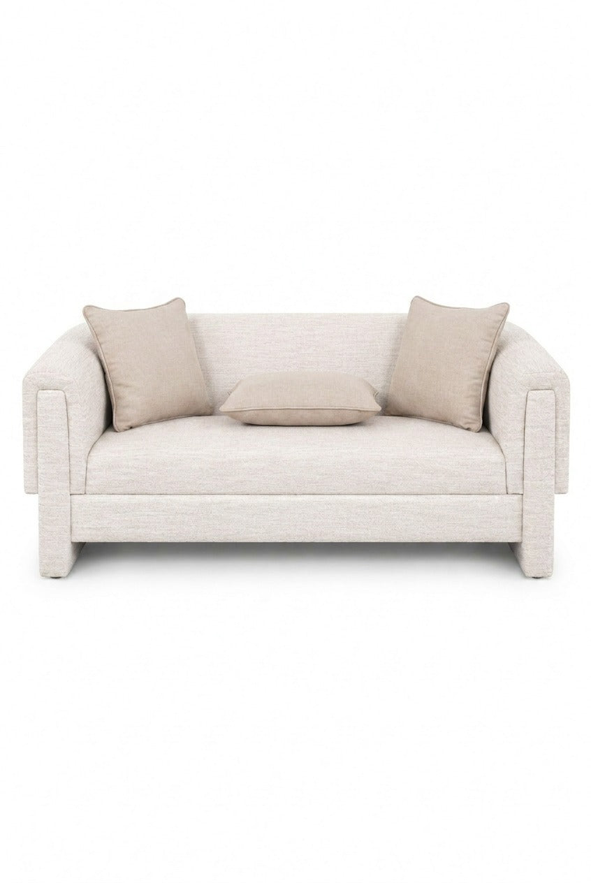 Briska Beige 2 Seater Sofa