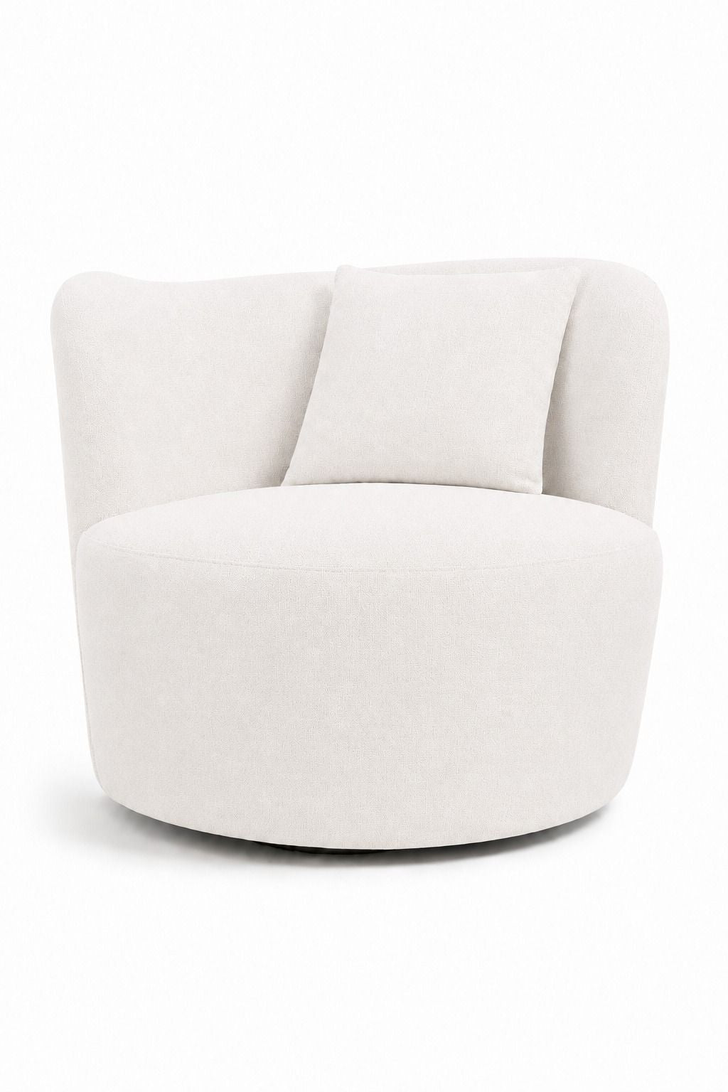 Bronte Ivory Swivel Sofa Chair