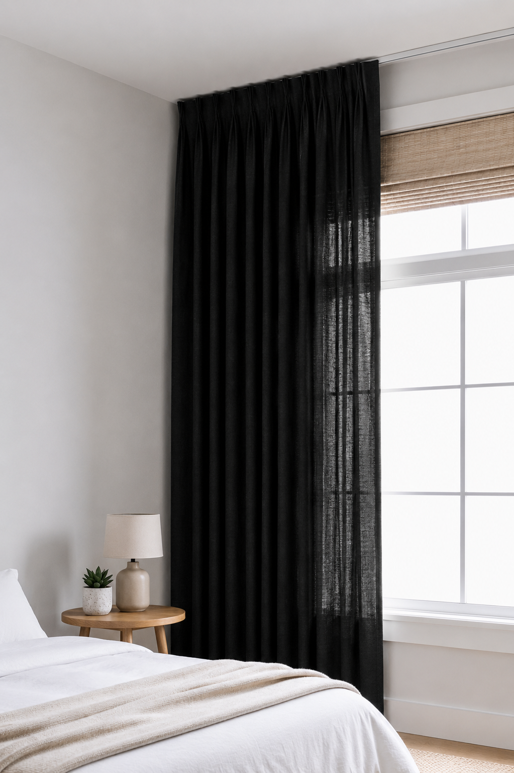 Clara Ebony - Light Filtering Curtain