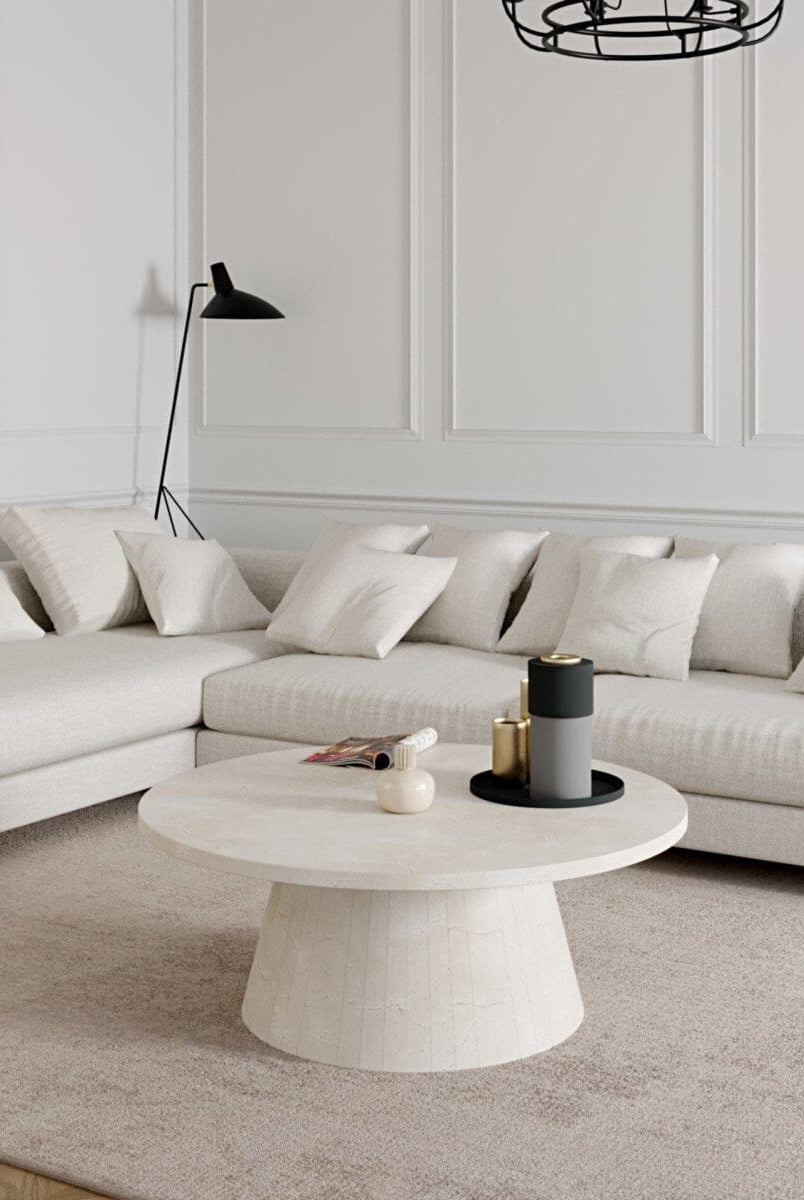 Decima Crema Marfil Coffee Table (4 Sizes)