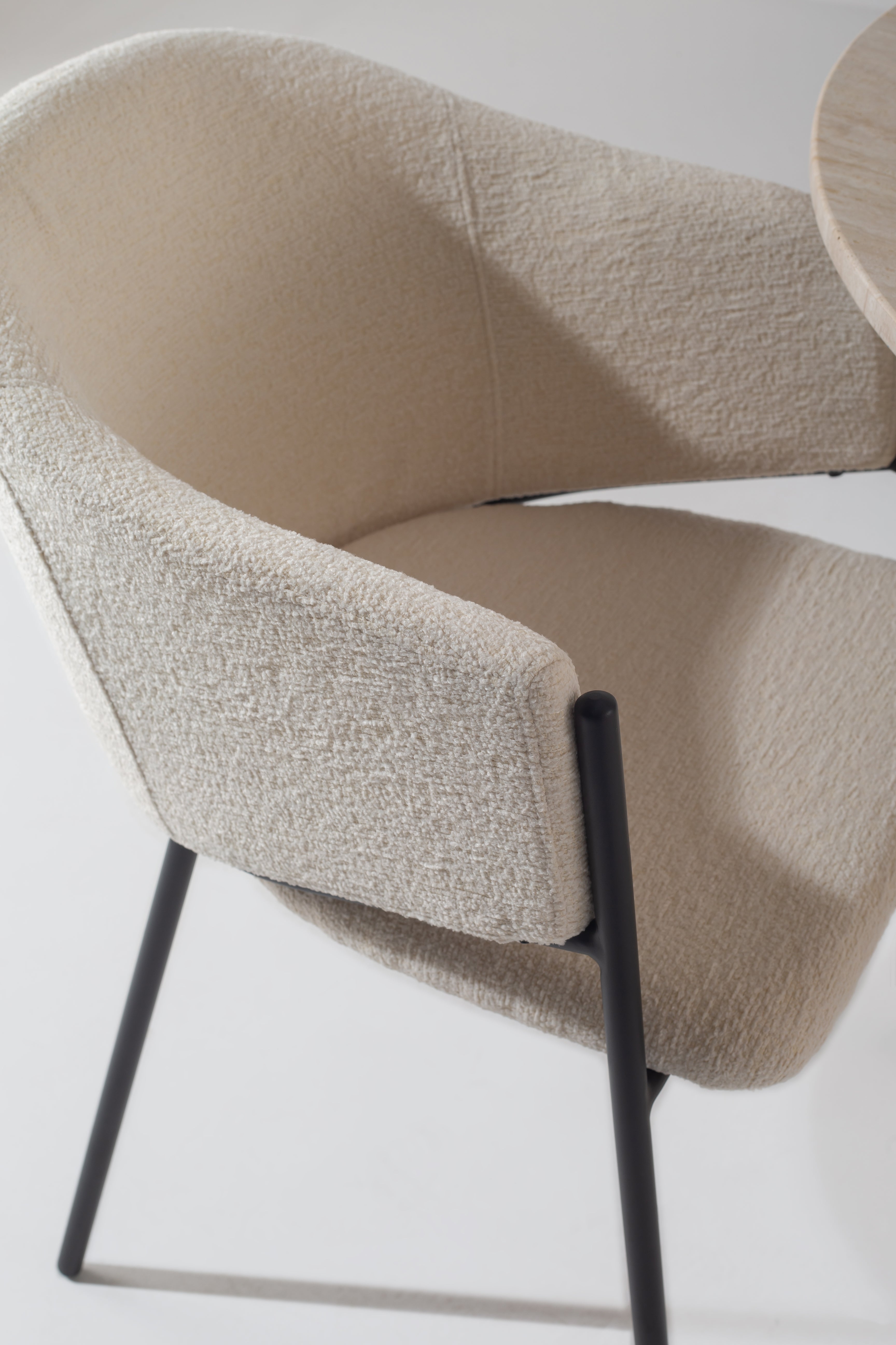 Cordelia Boucle Dining Chair