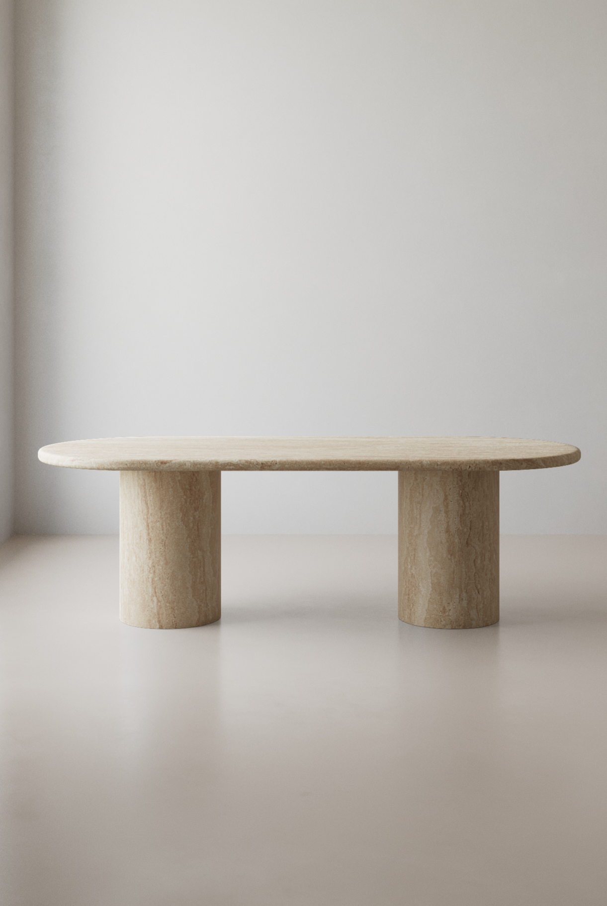 Meliora Travertine Dining Table