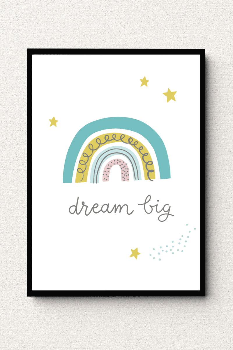 Dream Big Wall Art
