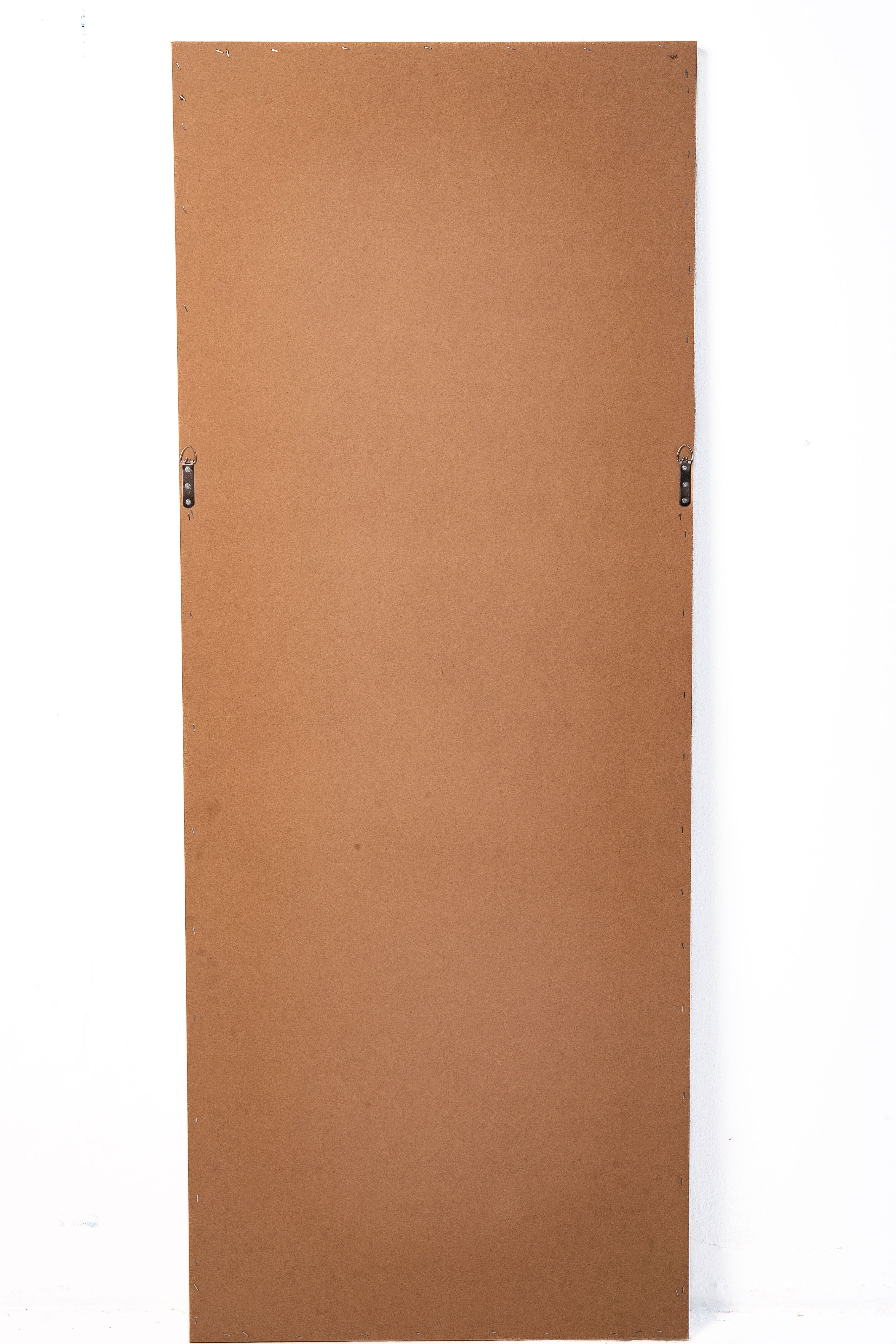 Light Gold Rectangular PVC Fe Mirror (10 SIZES AVAILABLE) Mirrors Homekode