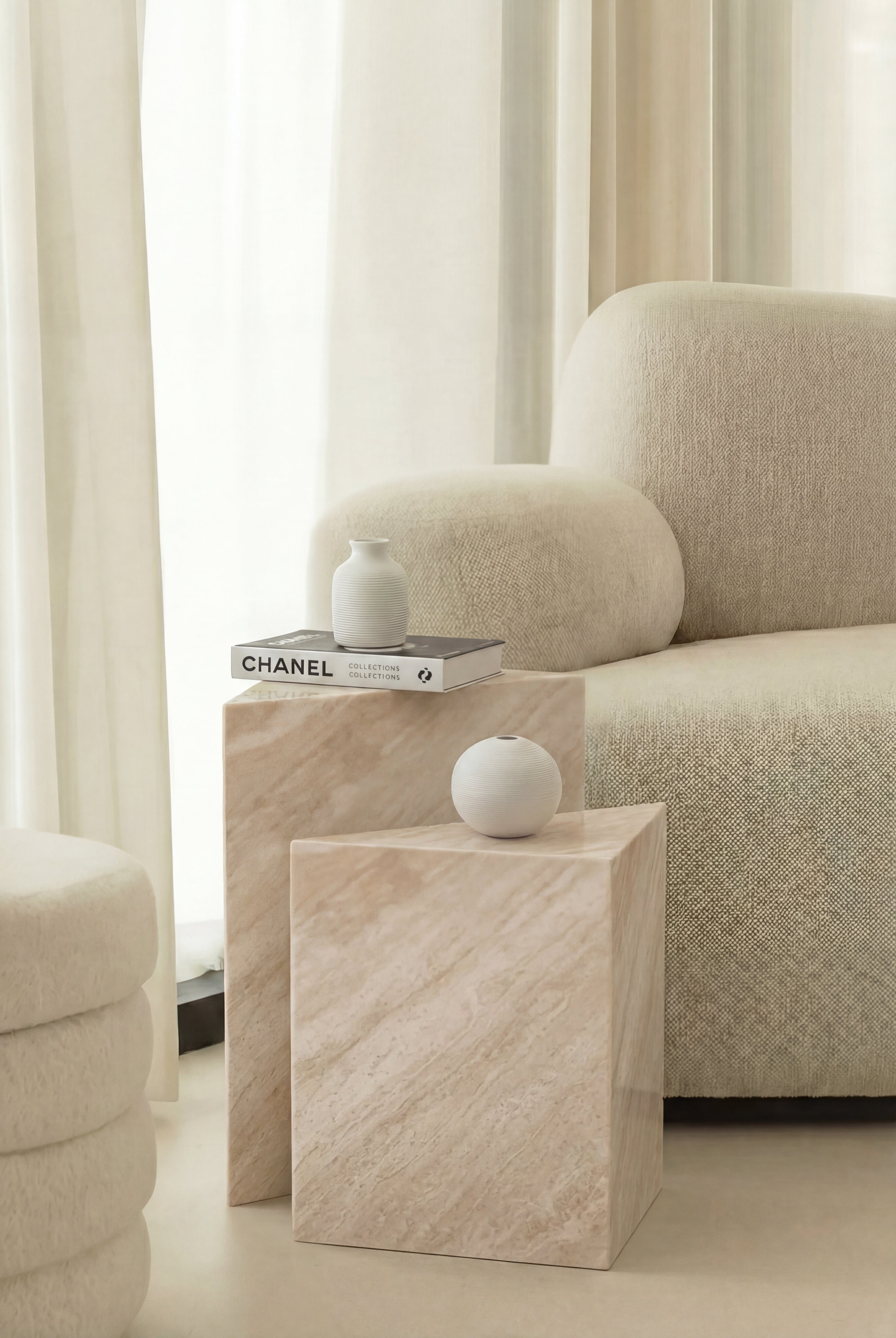 Ersa Travertine Plinth