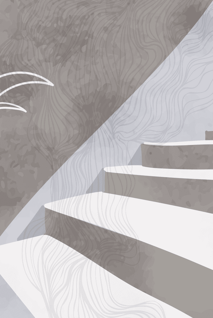 Ethereal Stairwell Wall Art