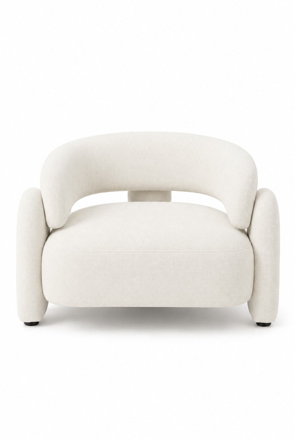 Evalina Ivory Sofa Chair