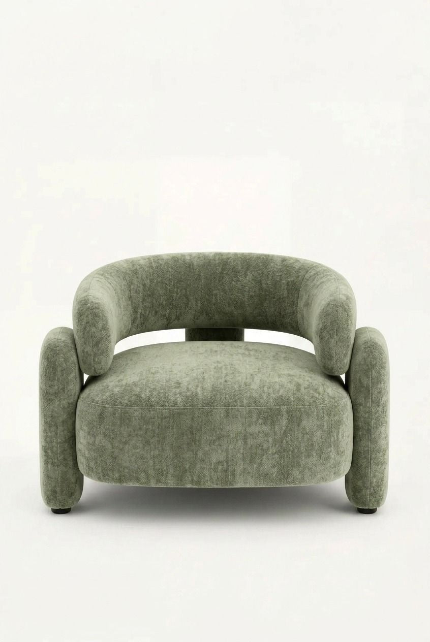Evalina Pistachio Green Sofa Chair