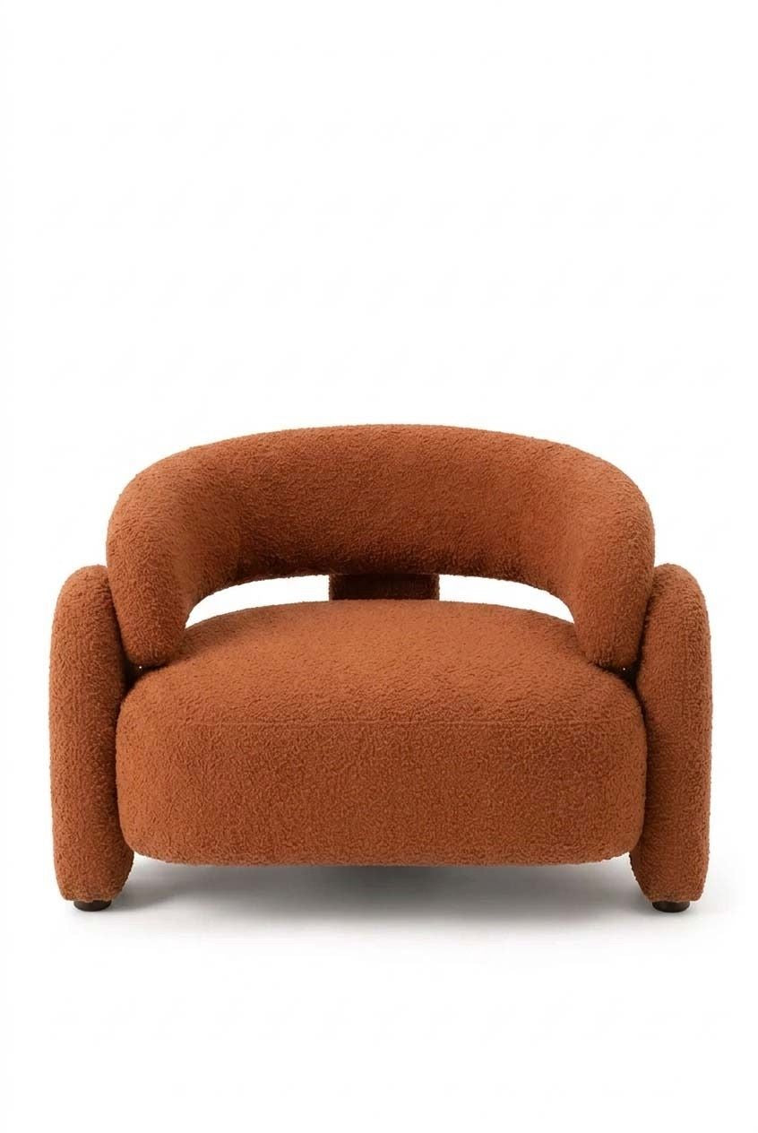 Evalina Warm Terracotta Sofa Chair