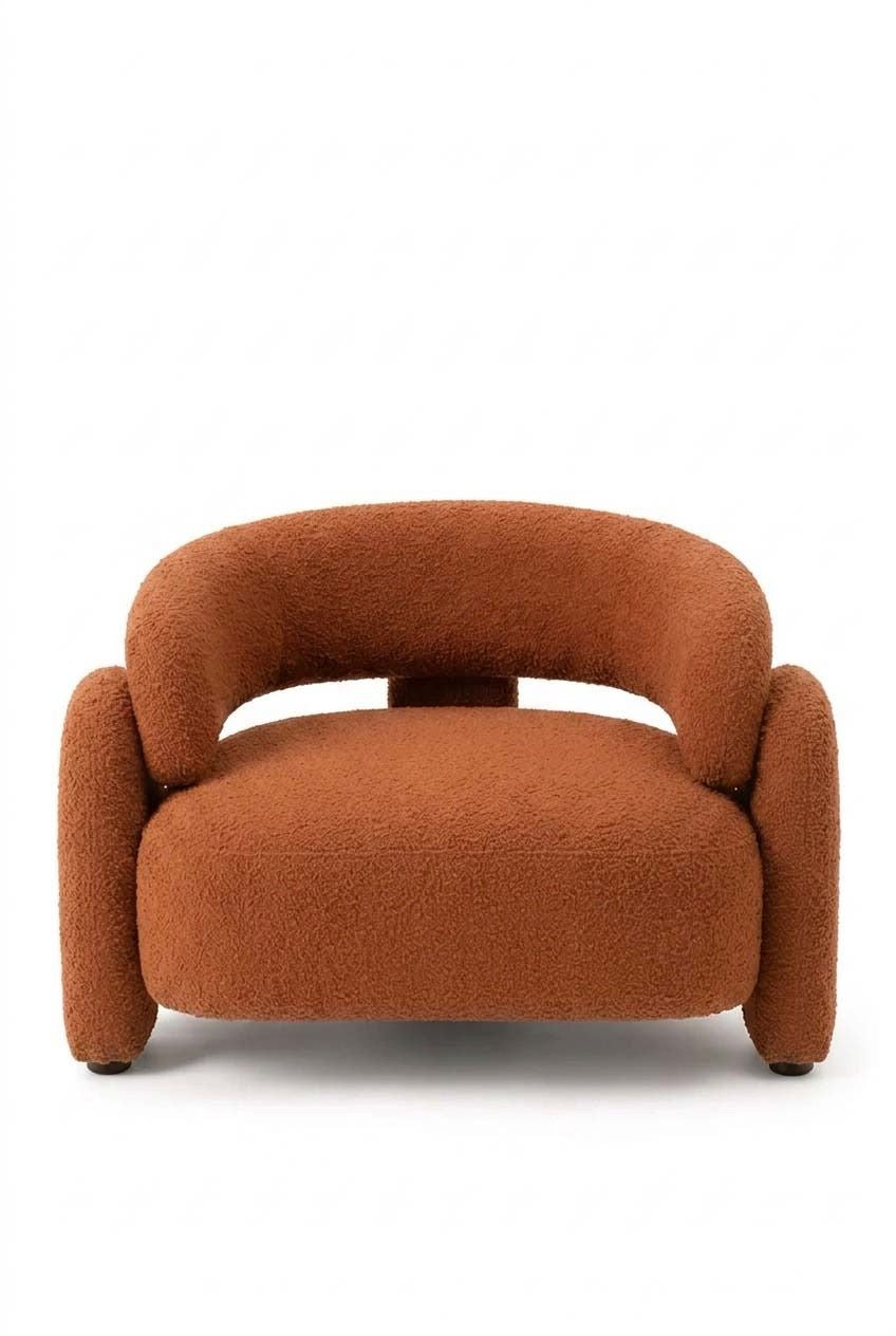 Evalina Warm Terracotta Sofa Chair