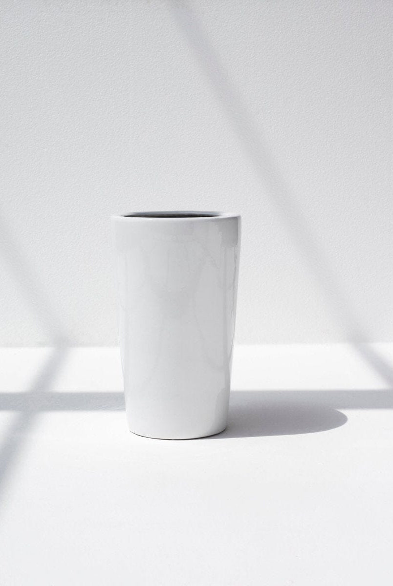 White Ceramic Pot (3 Sizes)