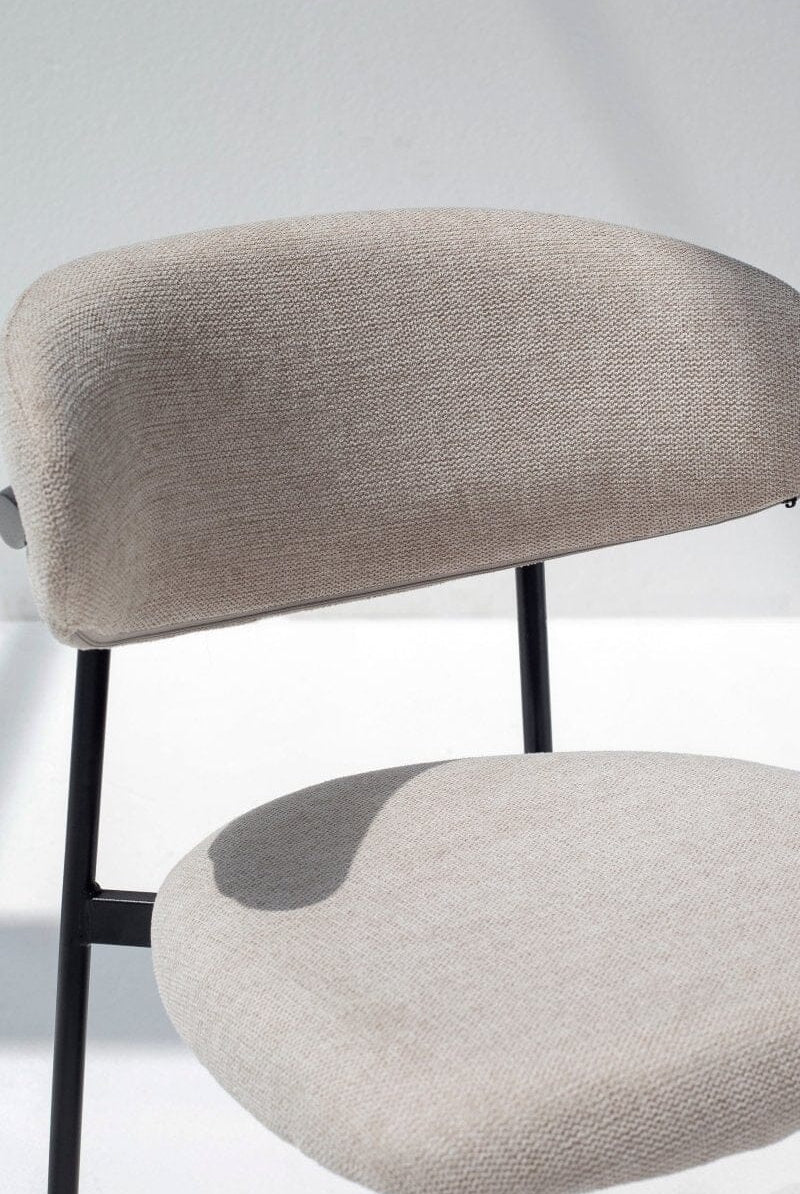 Alto Grey Upholstered Dining Chair Chairs Homekode