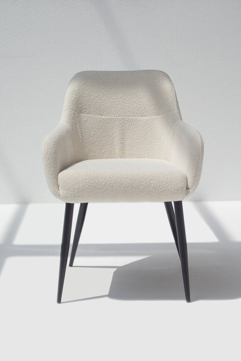 Bruna Boucle Dining Chair Homekode