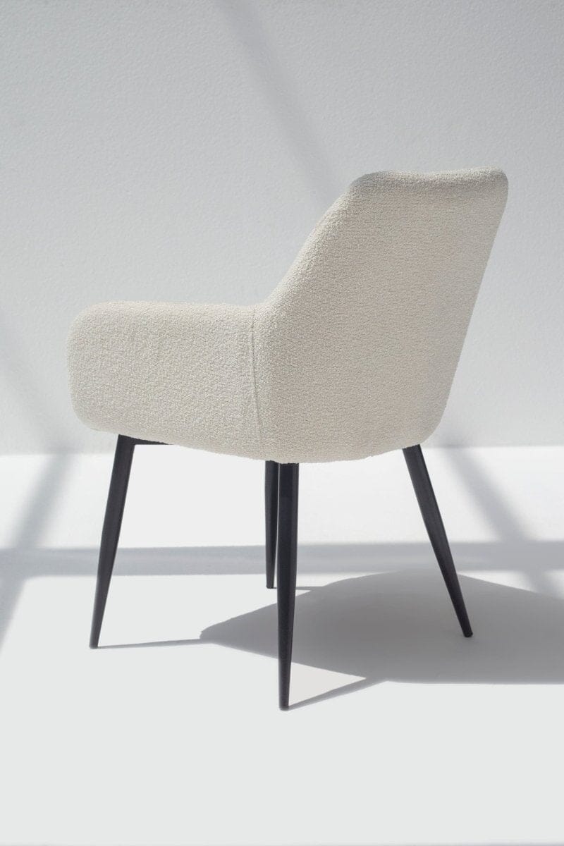 Bruna Boucle Dining Chair Homekode