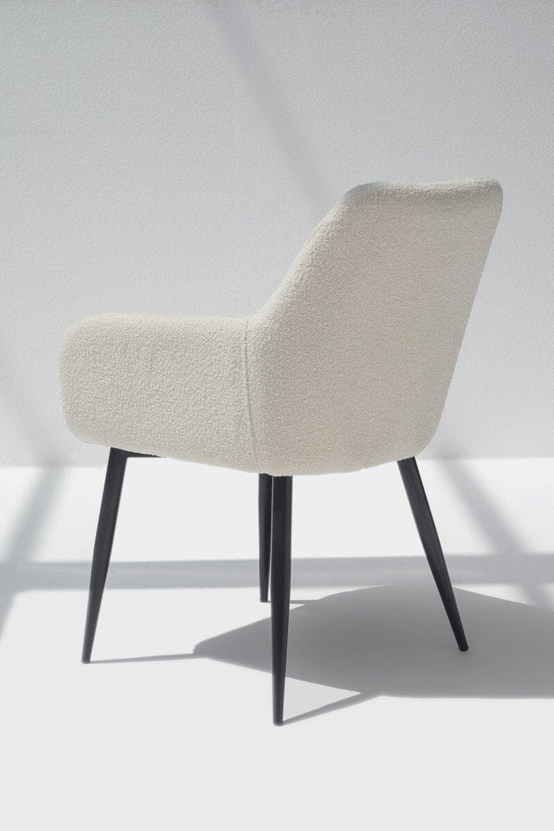 Bruna Boucle Dining Chair Homekode