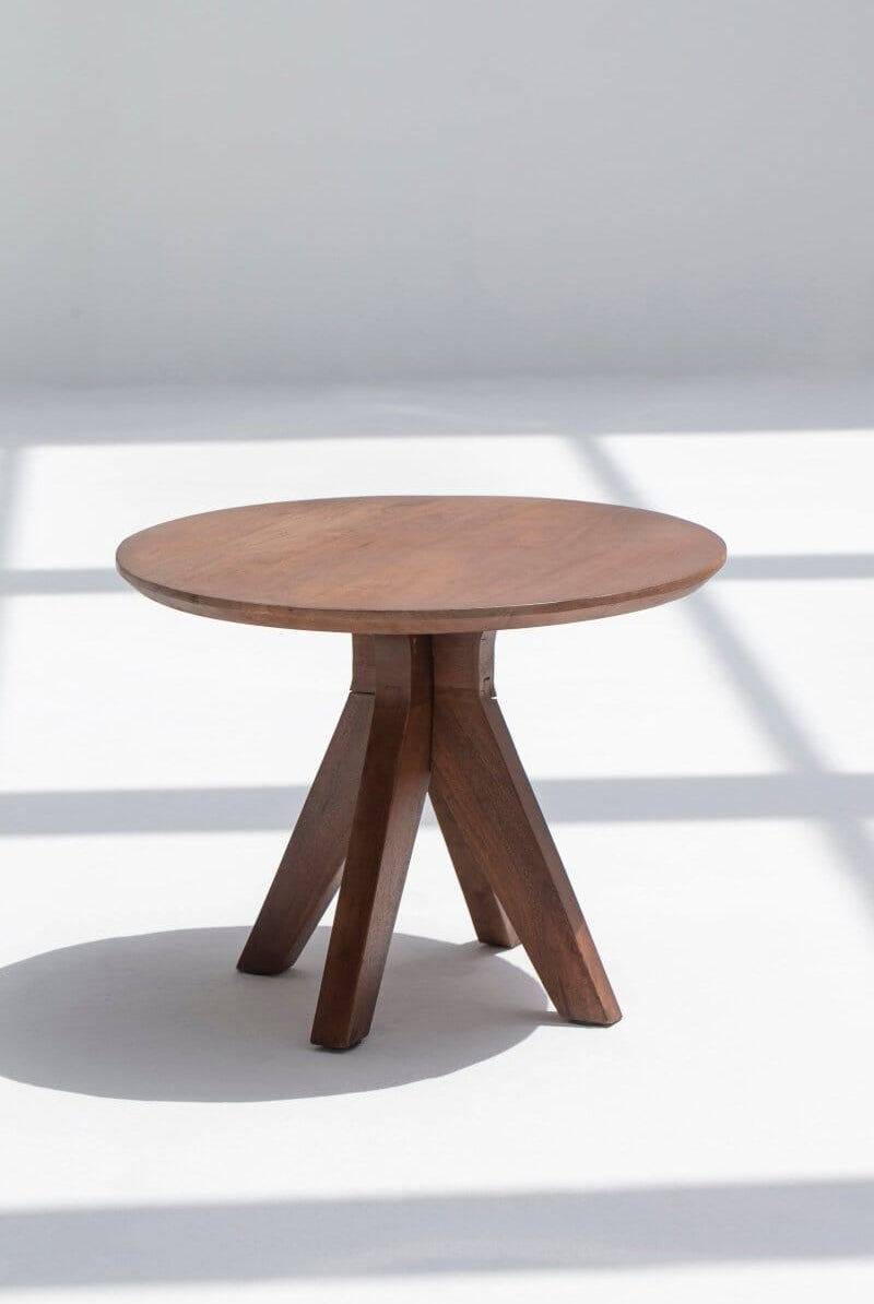 Becca Wooden Coffee Table (2 Sizes) 60CM Diter x 45CM Height