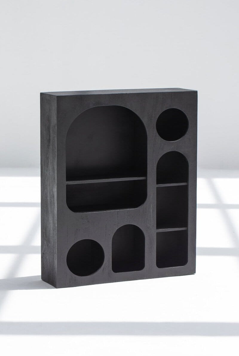 Vilnius Black Wall Hanging Display Shelves