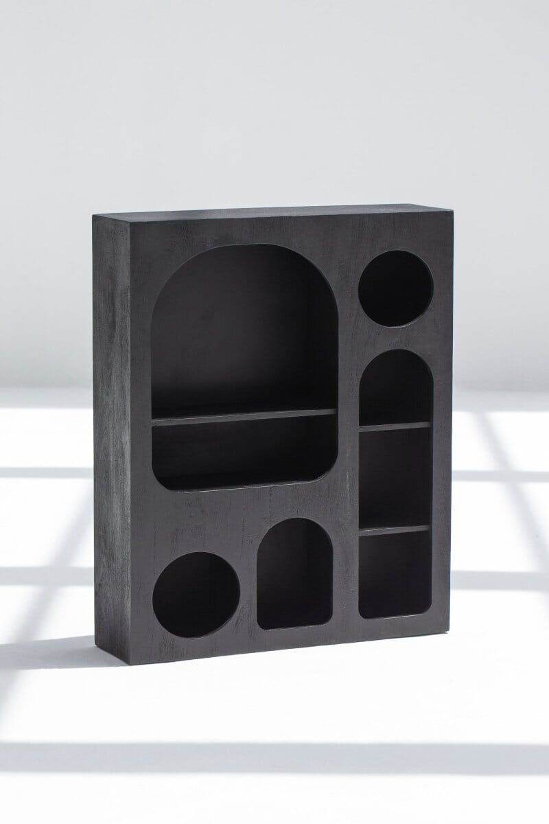 Vilnius Black Wall Hanging Display Shelves