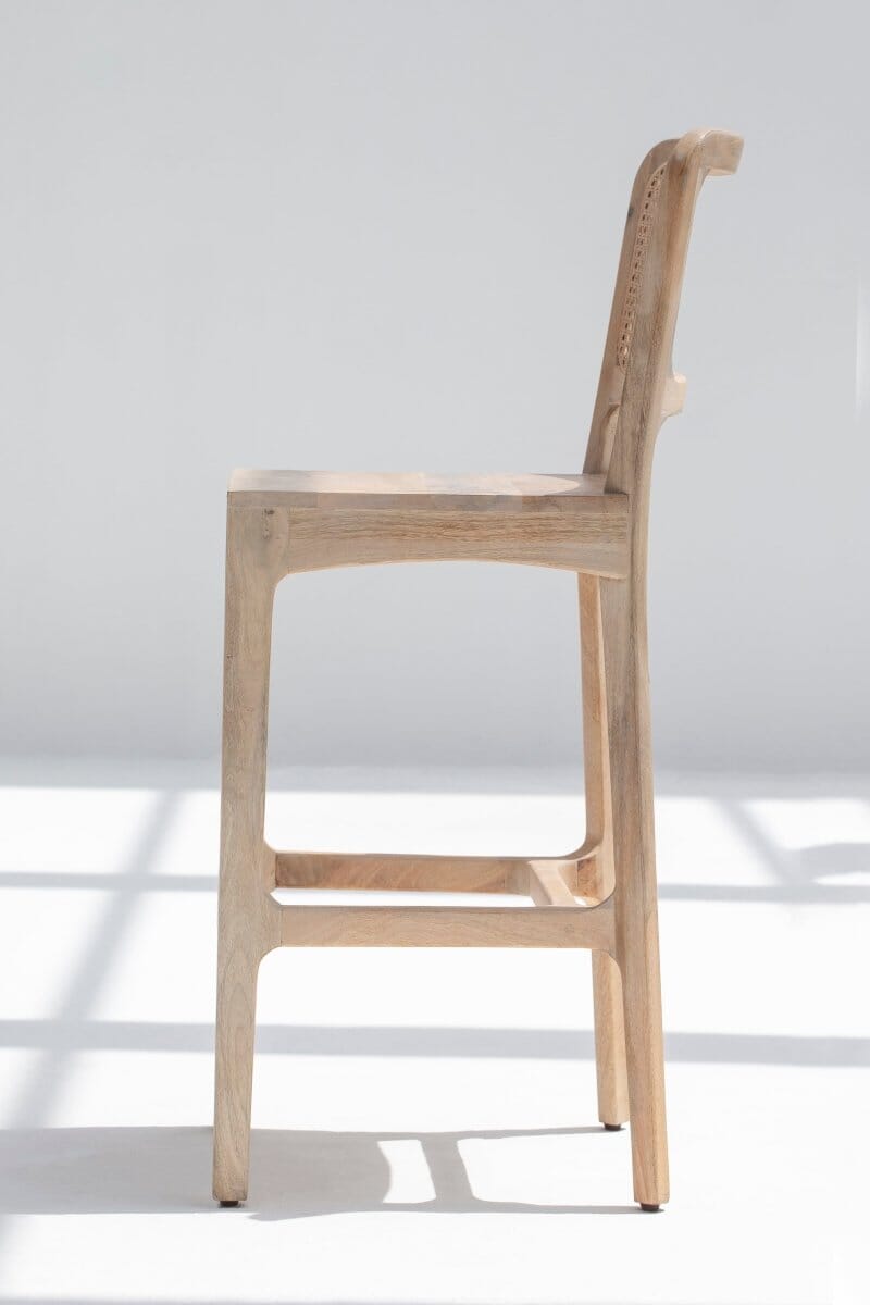 Elmira Wooden Bar Stool