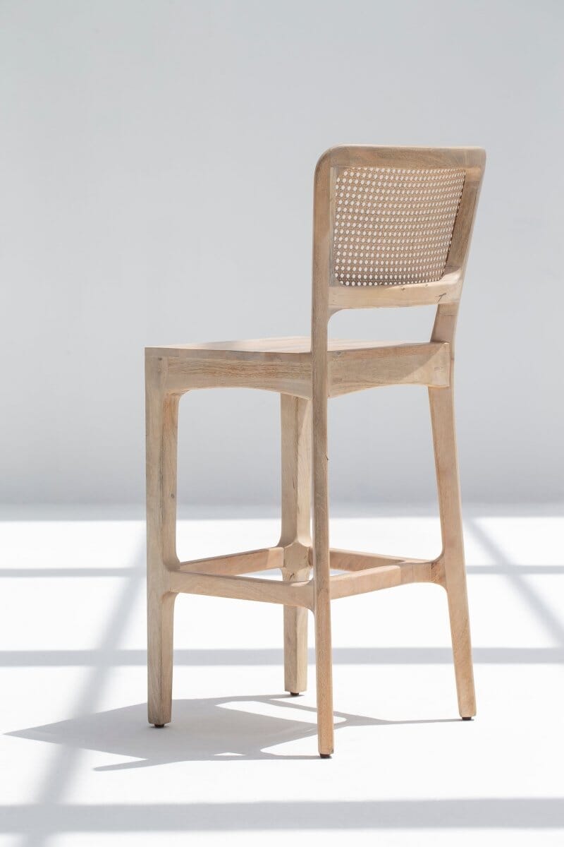 Elmira Wooden Bar Stool