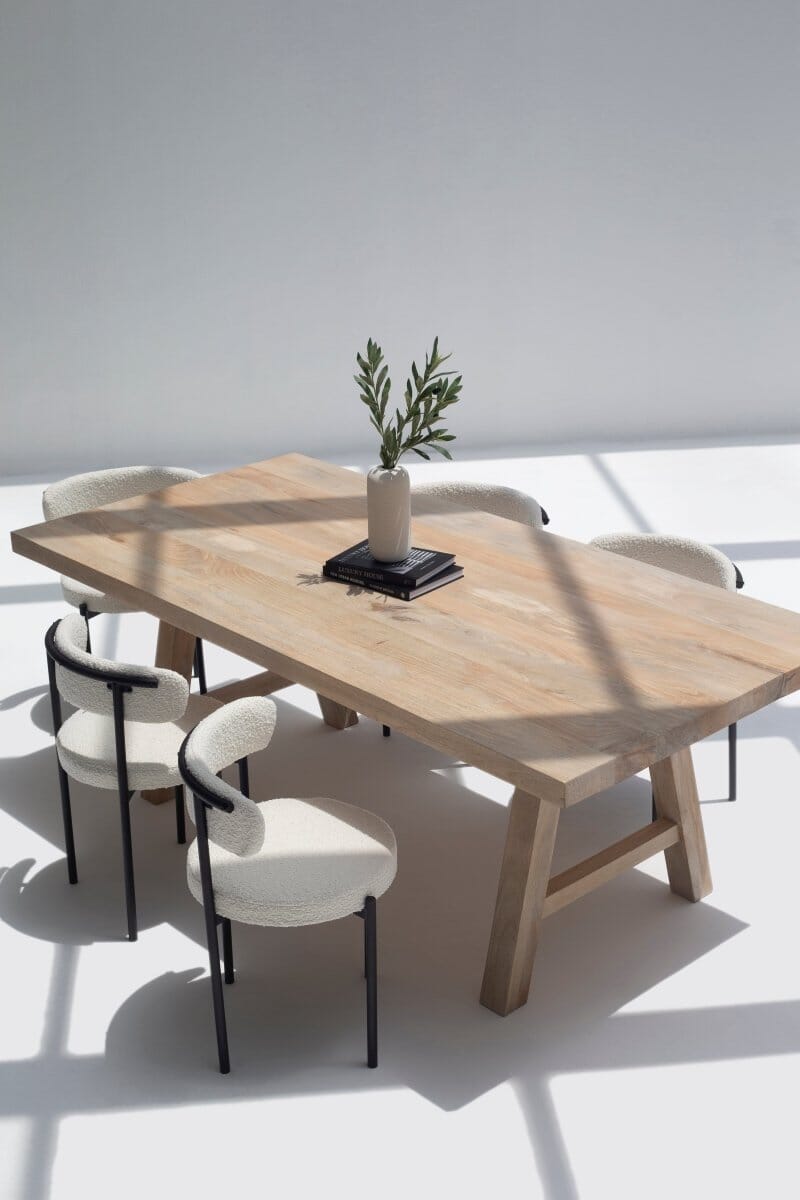 Irene Mango Wood Dining Table