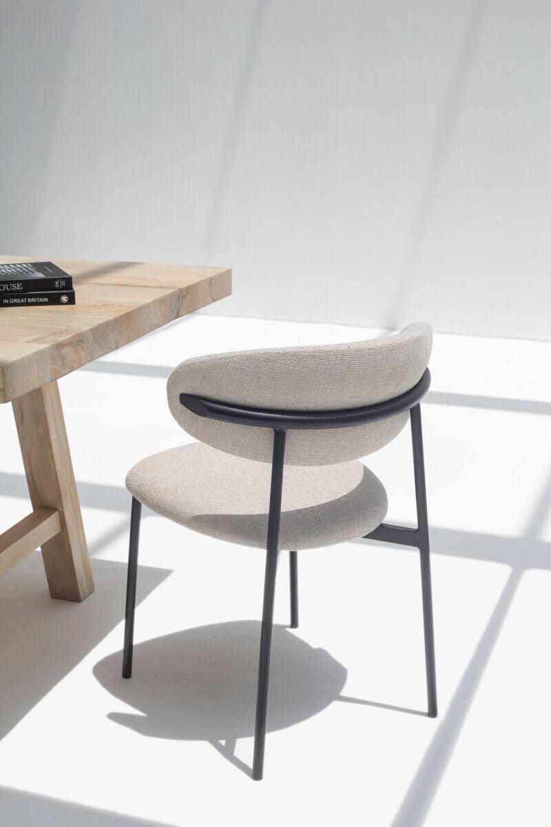 Alto Grey Upholstered Dining Chair Chairs Homekode