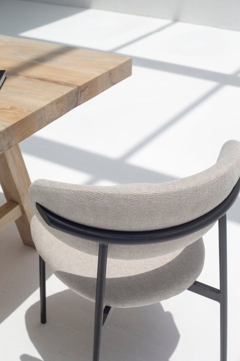 Alto Grey Upholstered Dining Chair Chairs Homekode