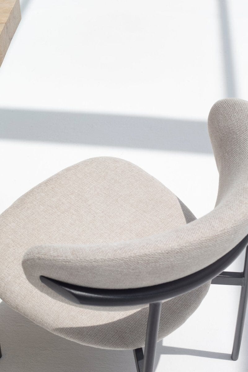 Alto Grey Upholstered Dining Chair Chairs Homekode