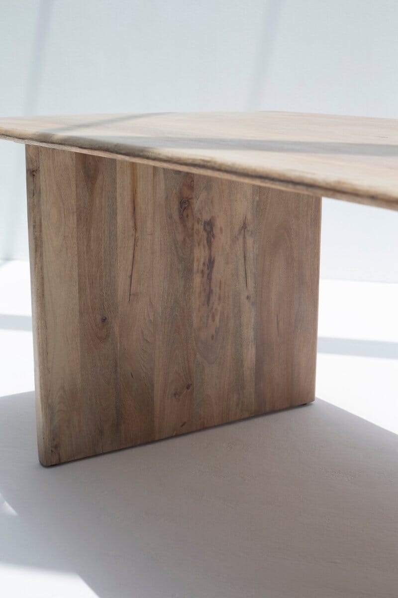 Solana Mango Wood Flat Legs Dining Table