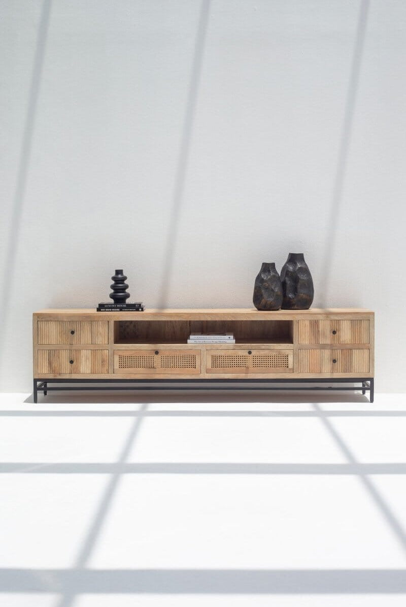 Otilia Wooden Media Unit