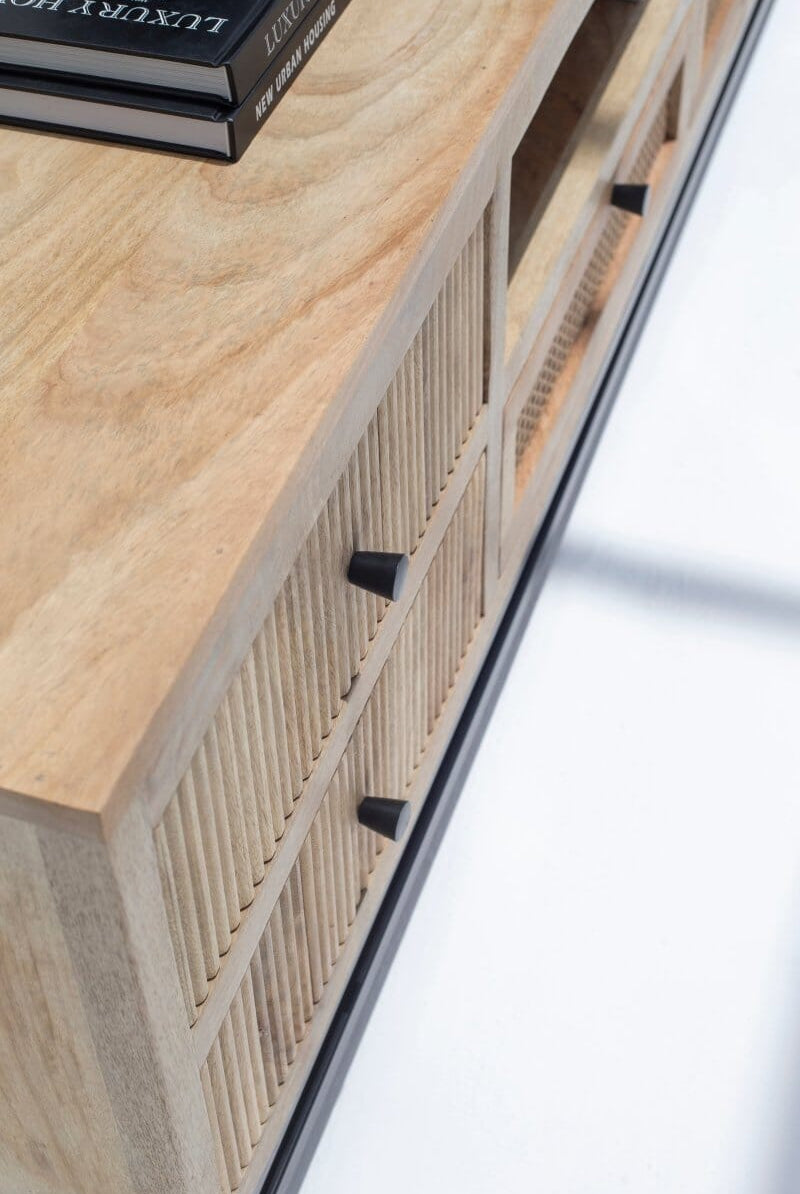 Otilia Wooden Media Unit TV Unit Homekode