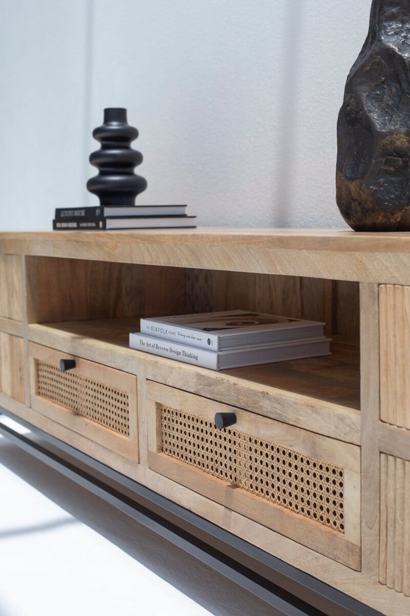 Otilia Wooden Media Unit TV Unit Homekode