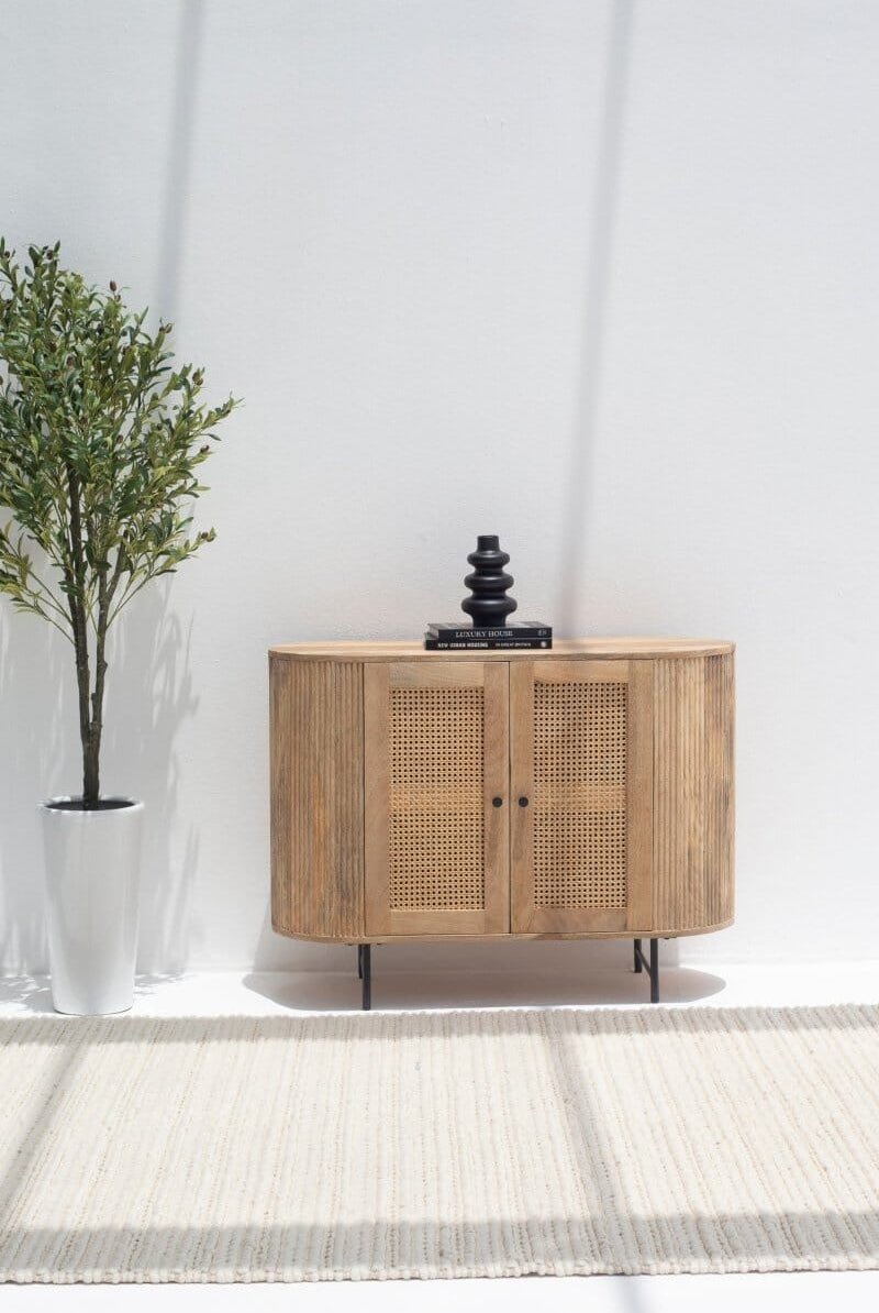 Valletta 2- Doors Rattan Sideboard
