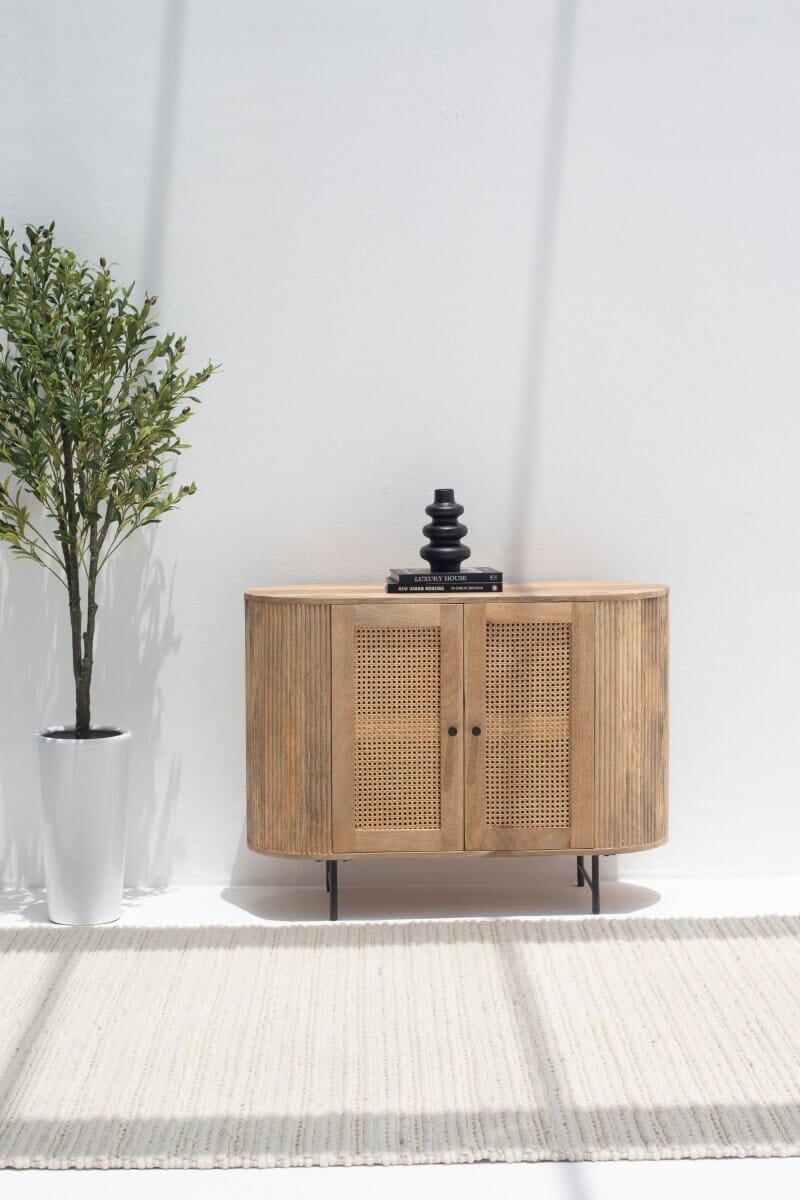Valletta 2- Doors Rattan Sideboard