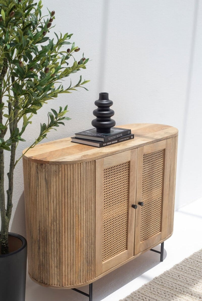 Valletta 2- Doors Rattan Sideboard Buffets & Sideboards Homekode
