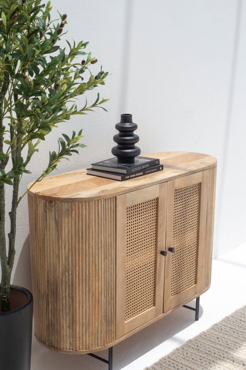 Valletta 2- Doors Rattan Sideboard Buffets & Sideboards Homekode