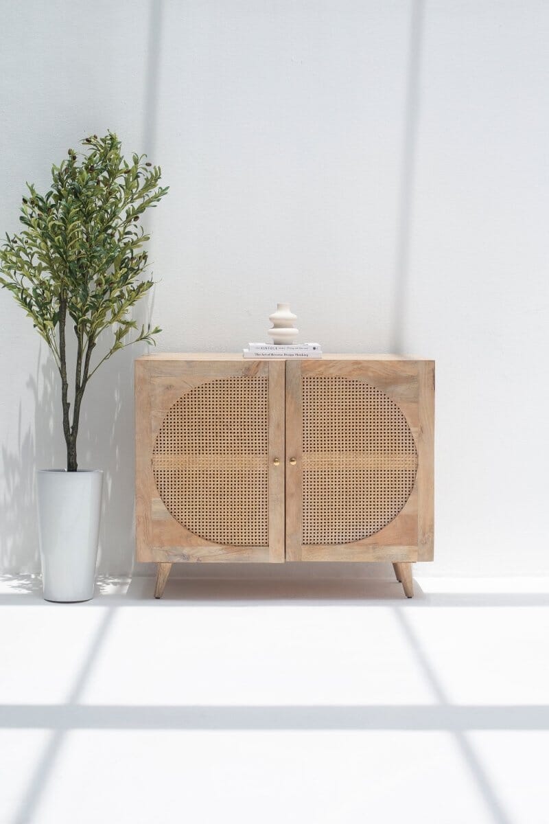 Ksenia Rattan Wood Sideboard