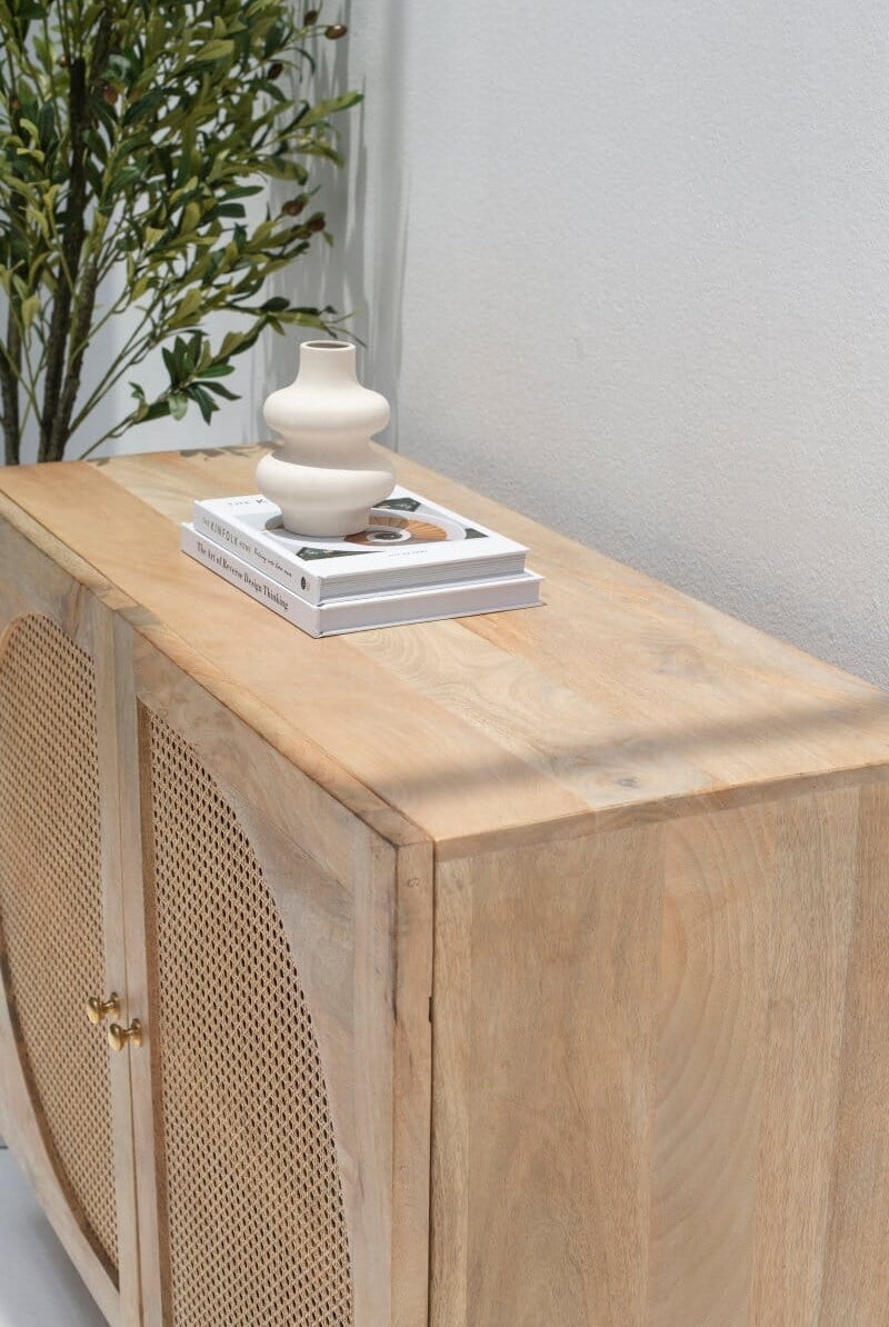Ksenia Rattan Wood Sideboard
