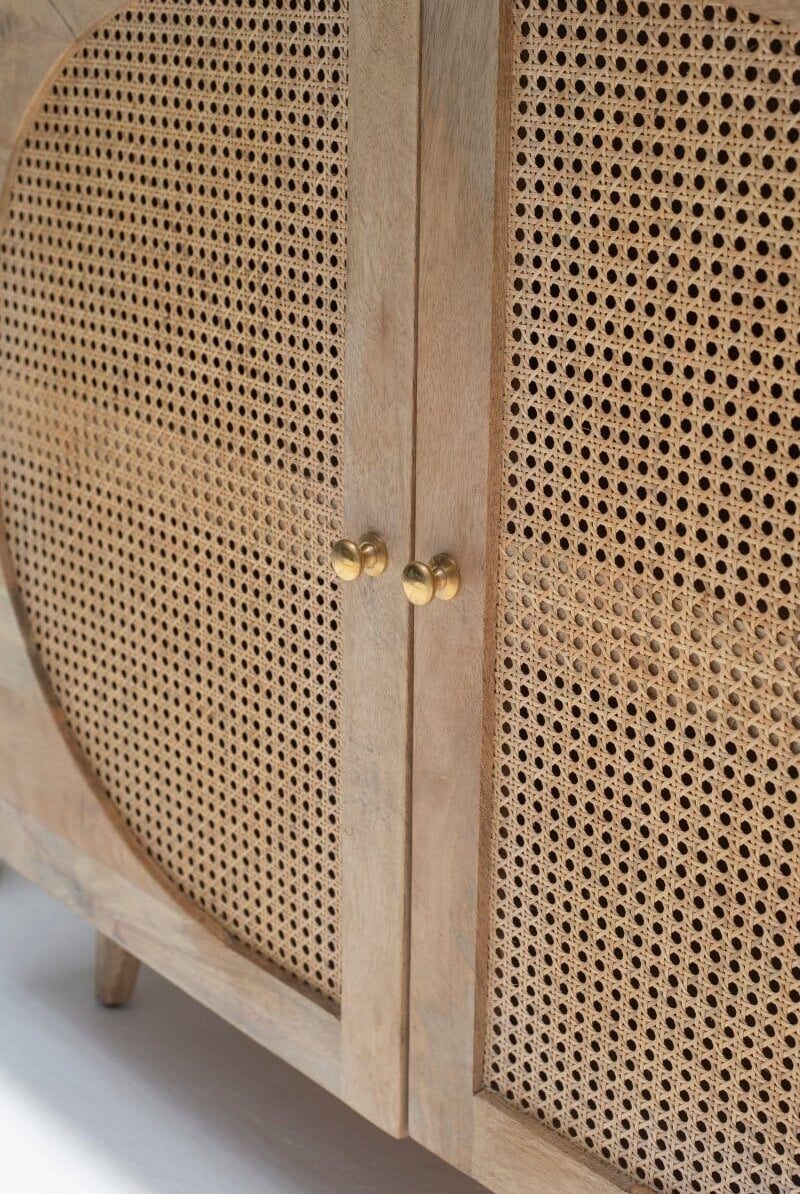 Ksenia Rattan Wood Sideboard