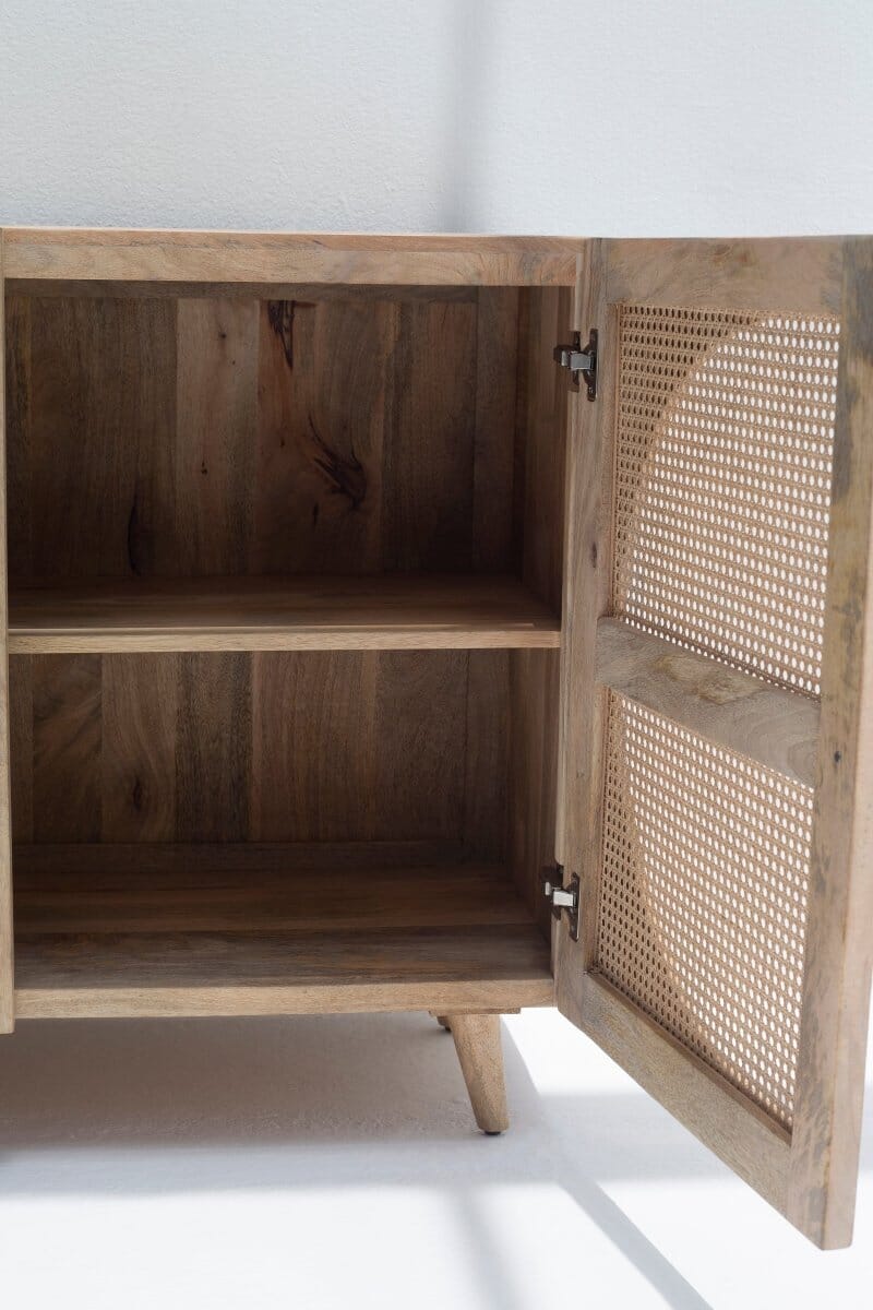 Ksenia Rattan Wood Sideboard