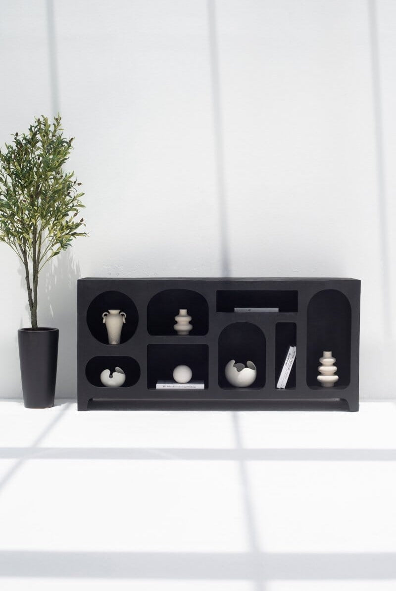 Vilnius Black Painted Display Console