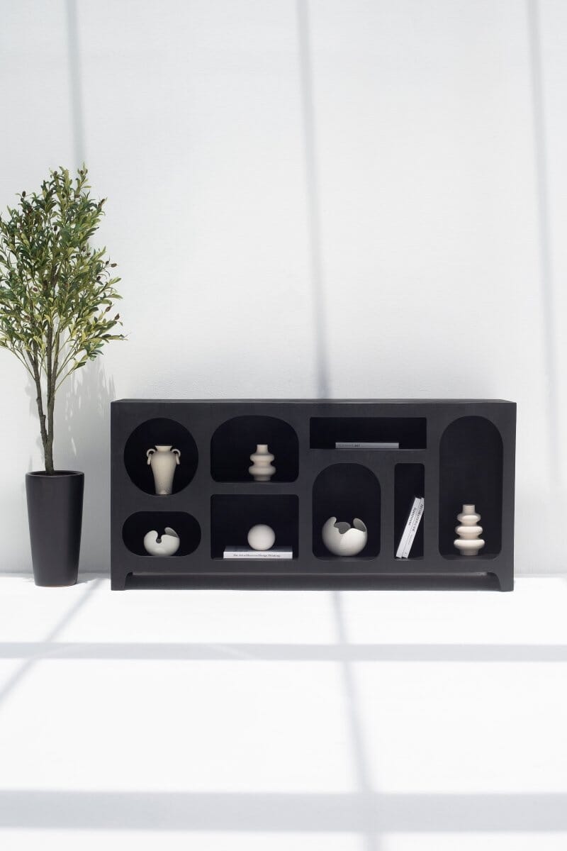 Vilnius Black Painted Display Console