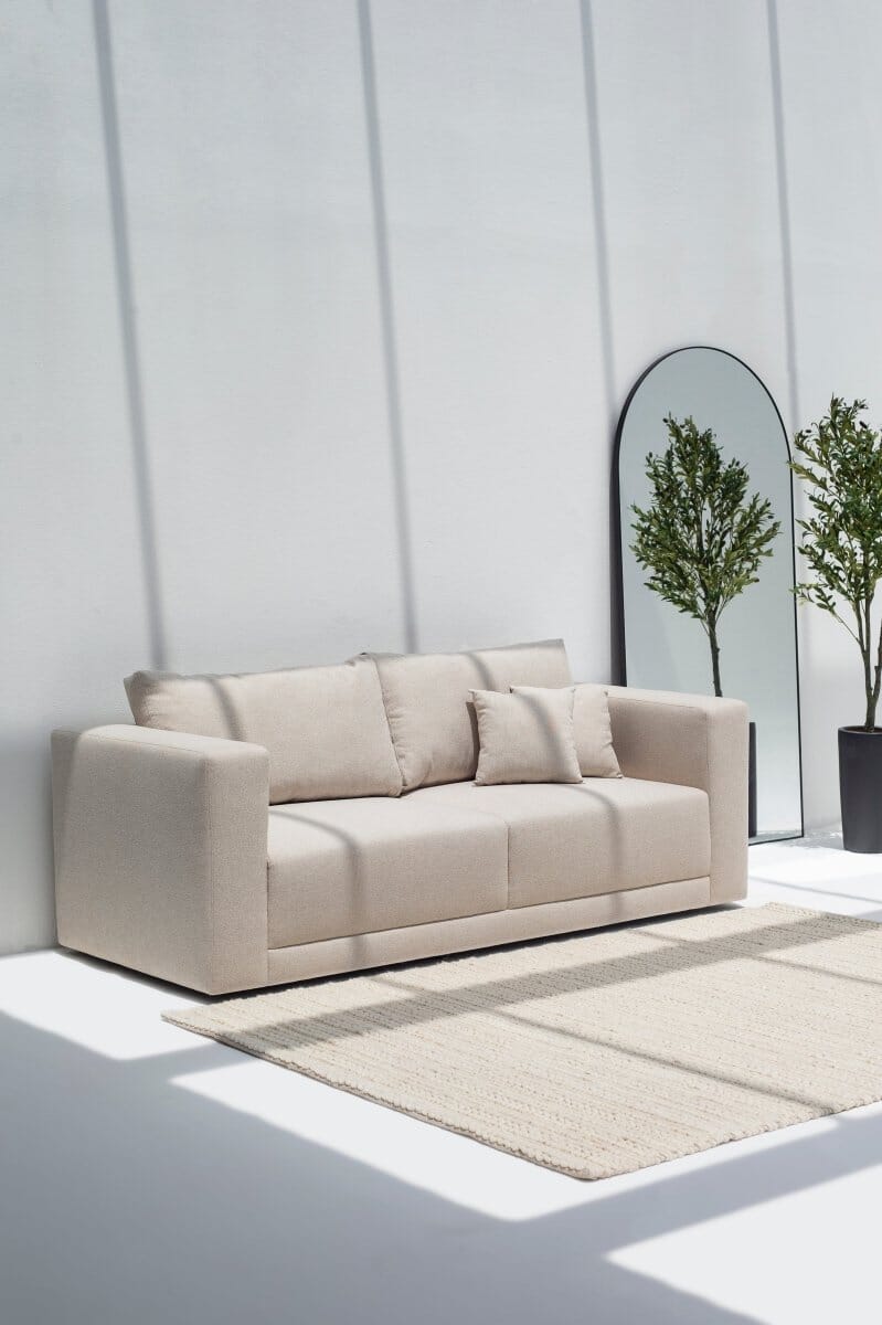 Mihaela Beige Sofa Homekode